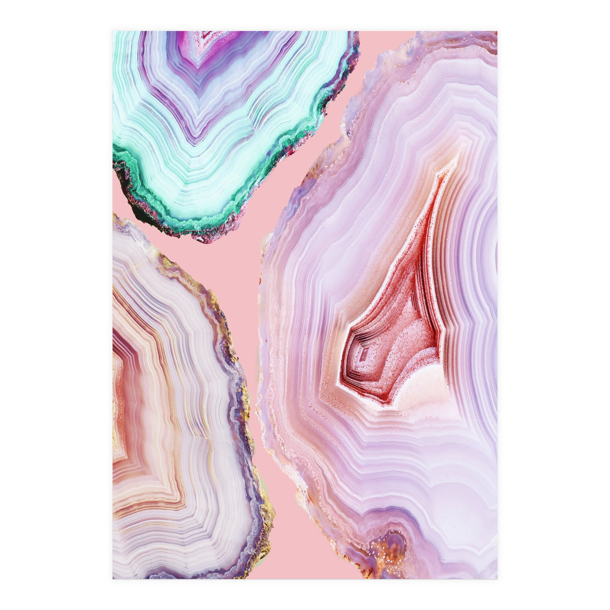 Mineral Agates #Glam collection (Print Only)