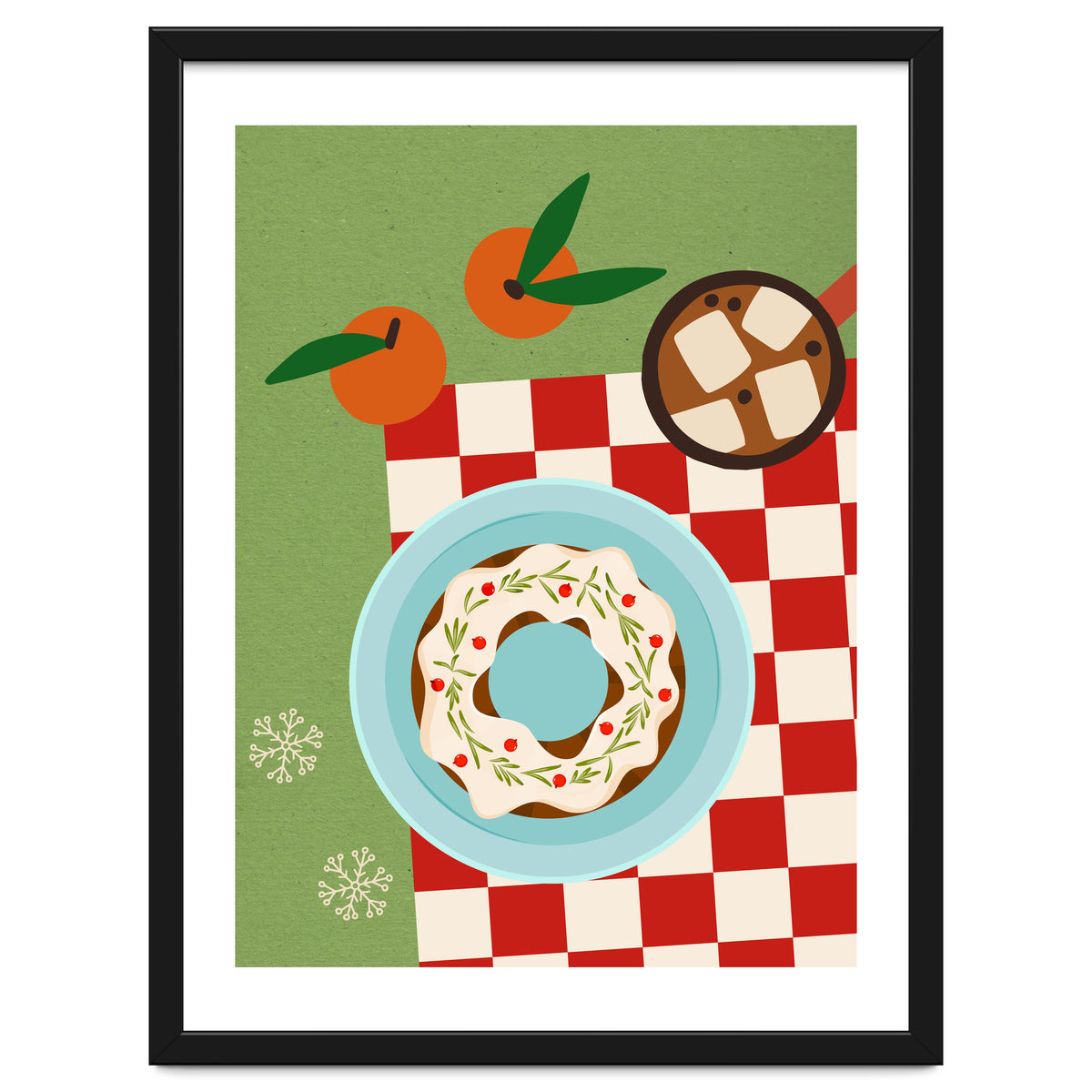 Christmas Wreath Cake