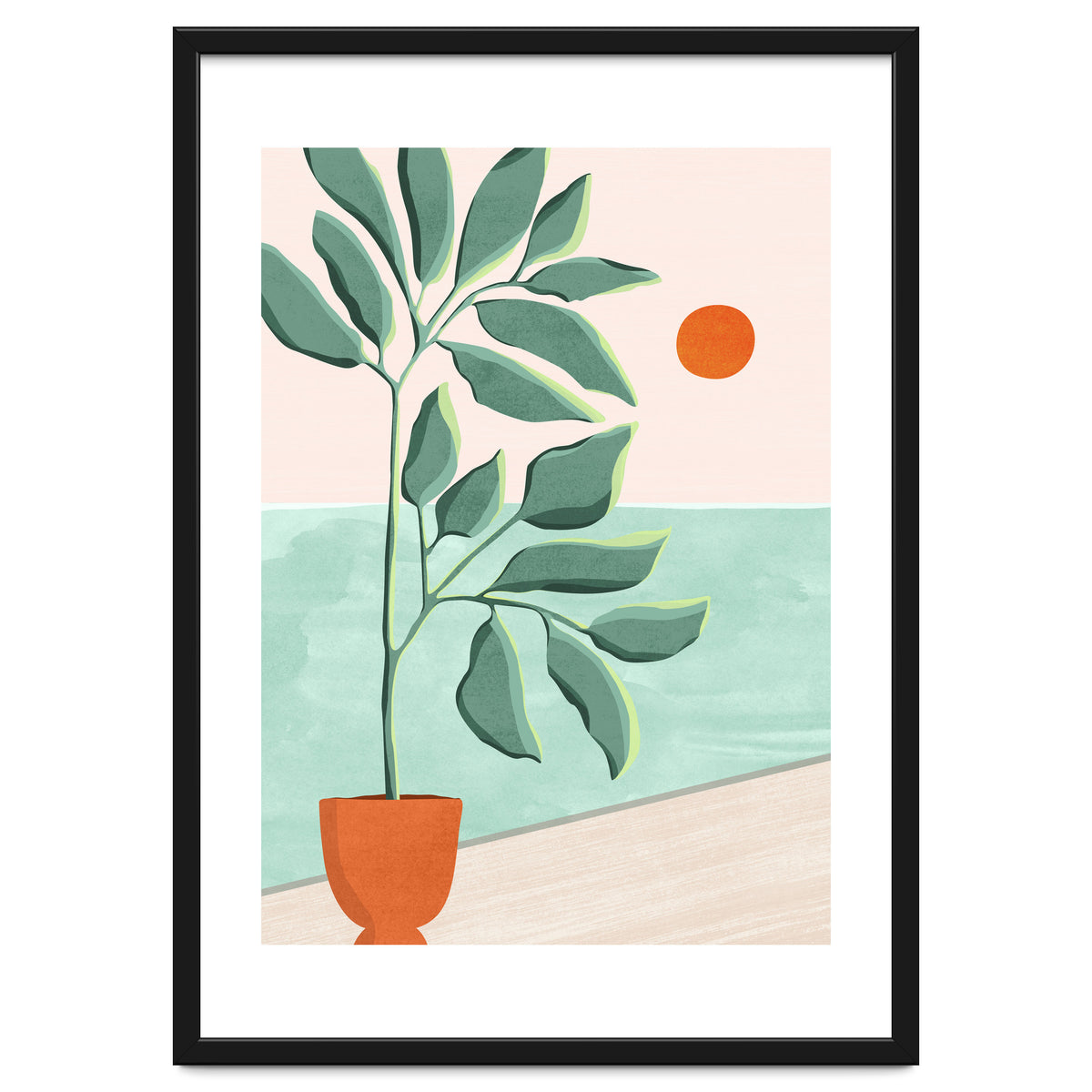 Sunset At The Beach House No.1