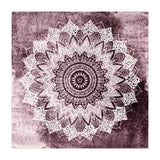 Bohochic Mandala In Burgundi (Print Only) thumbnail