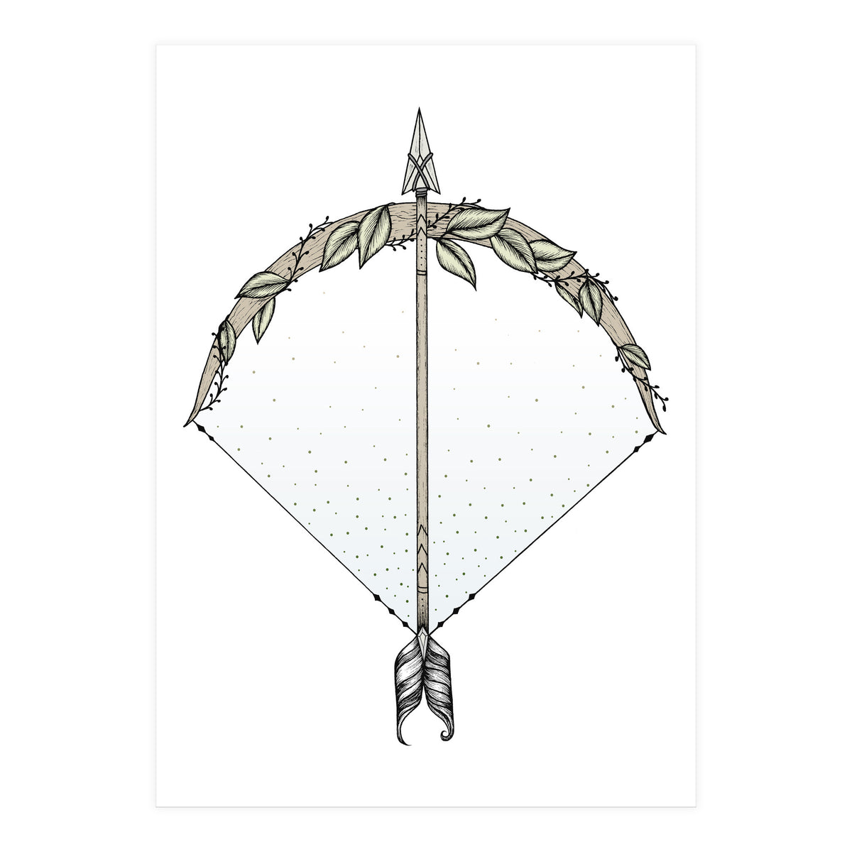 Bow And Arrow (Print Only)