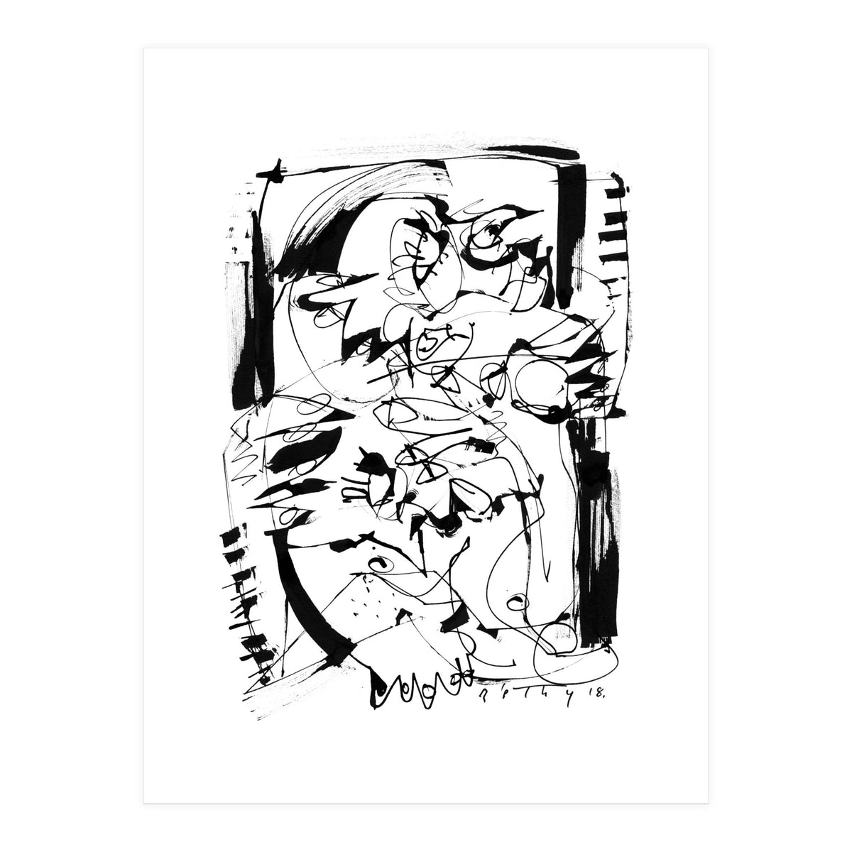 Ups and Downs - b&w (Print Only)