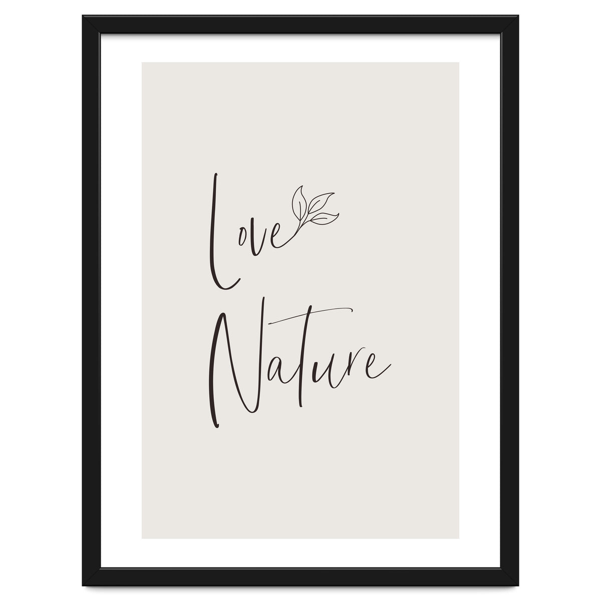 Love nature - minimalist