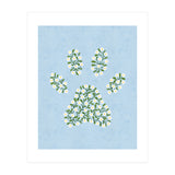 Floral Paw Print (Print Only) thumbnail