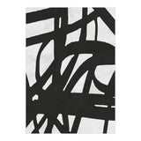 Expressionist black and white V (Print Only) thumbnail