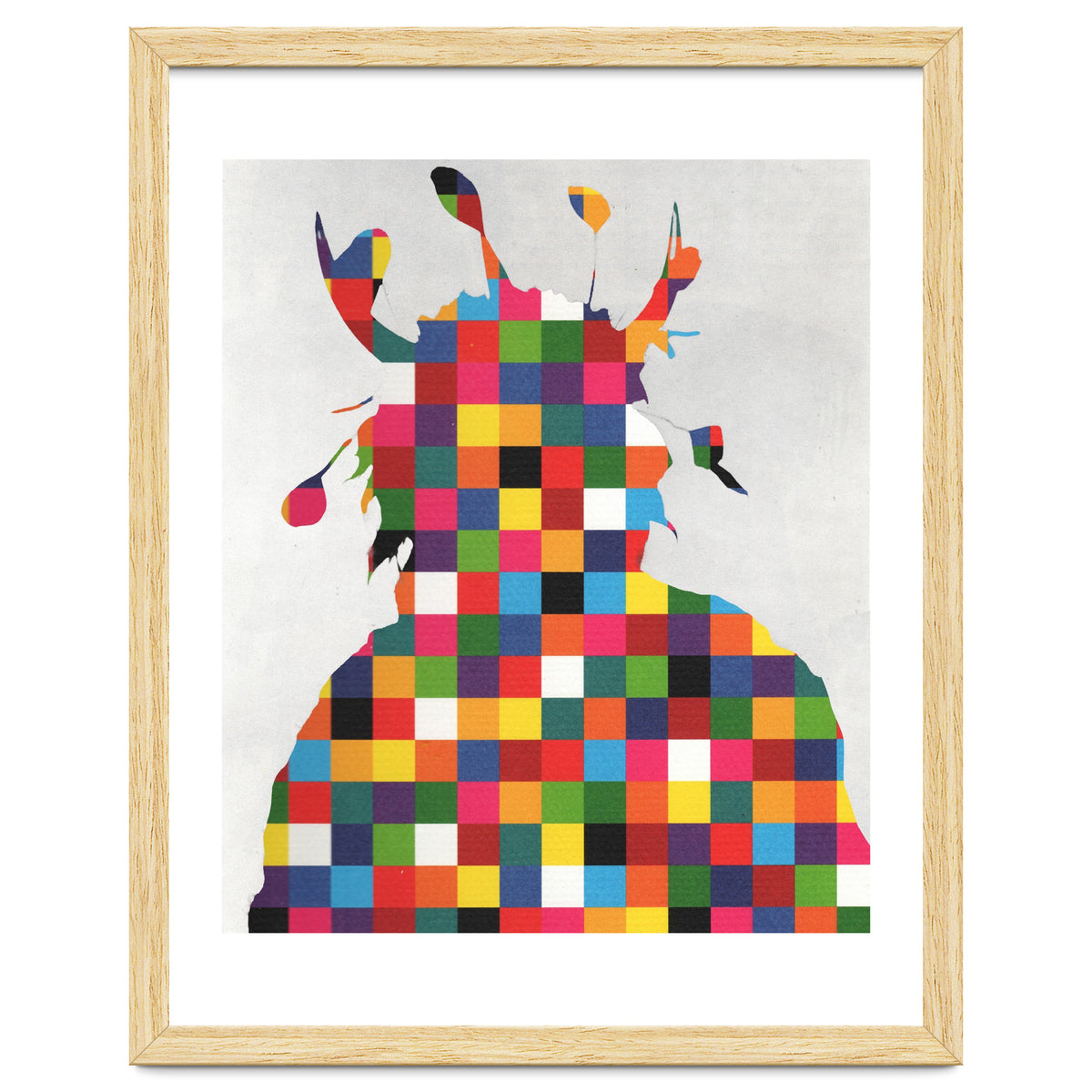 Indian Portrait Disaster · Kicking Bear Colorful Square