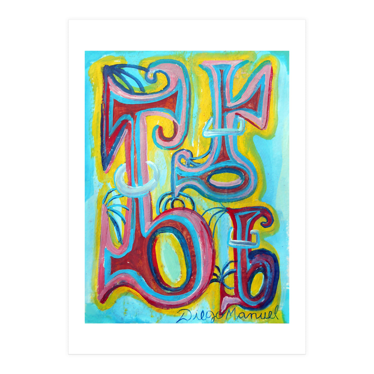 Pop Abstracto 2021 4 (Print Only)