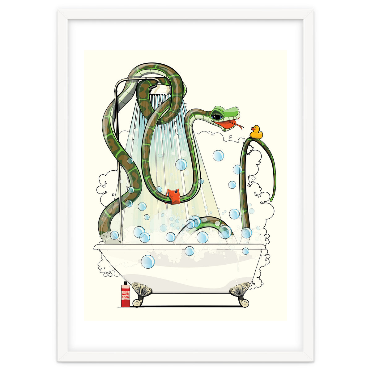 Snake in the Bath, Funny Bathroom Humour