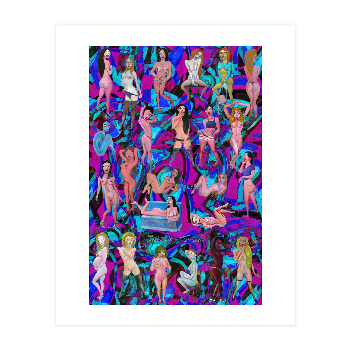 Chicas 3d 14 (Print Only)