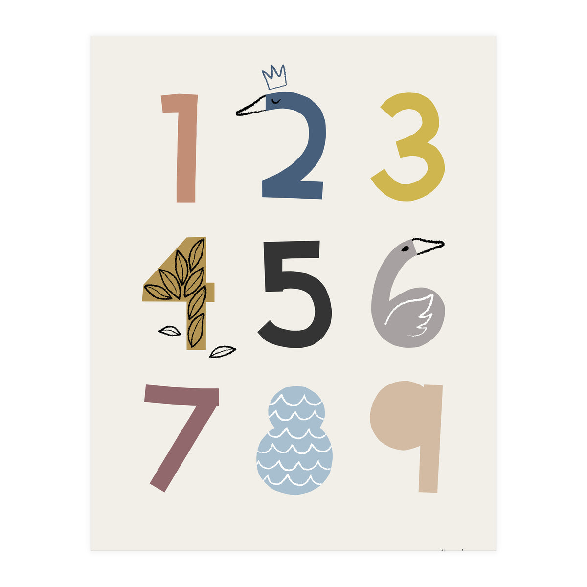 Numbers & Swans (Print Only)
