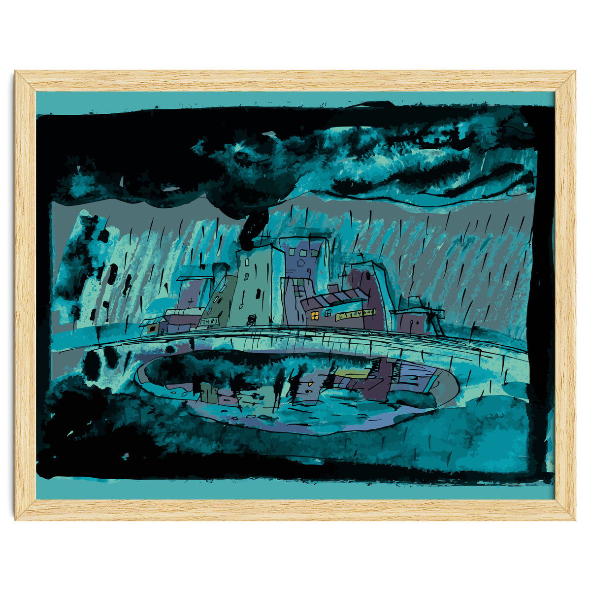 Autumn Rain in the Old City