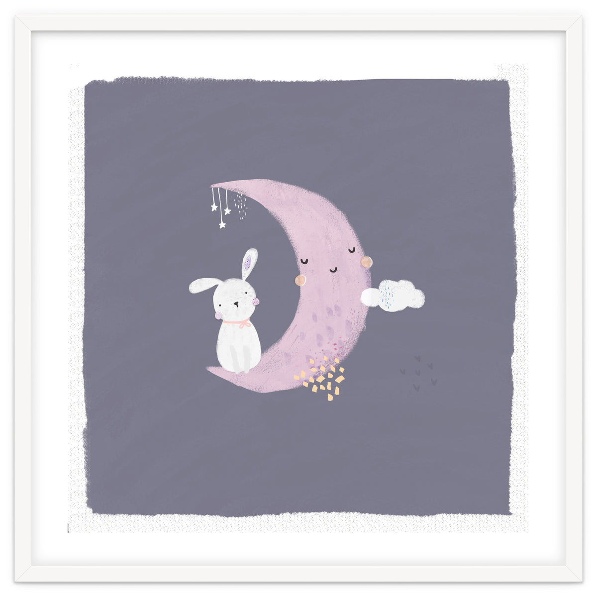 Baby Bunny And Moon