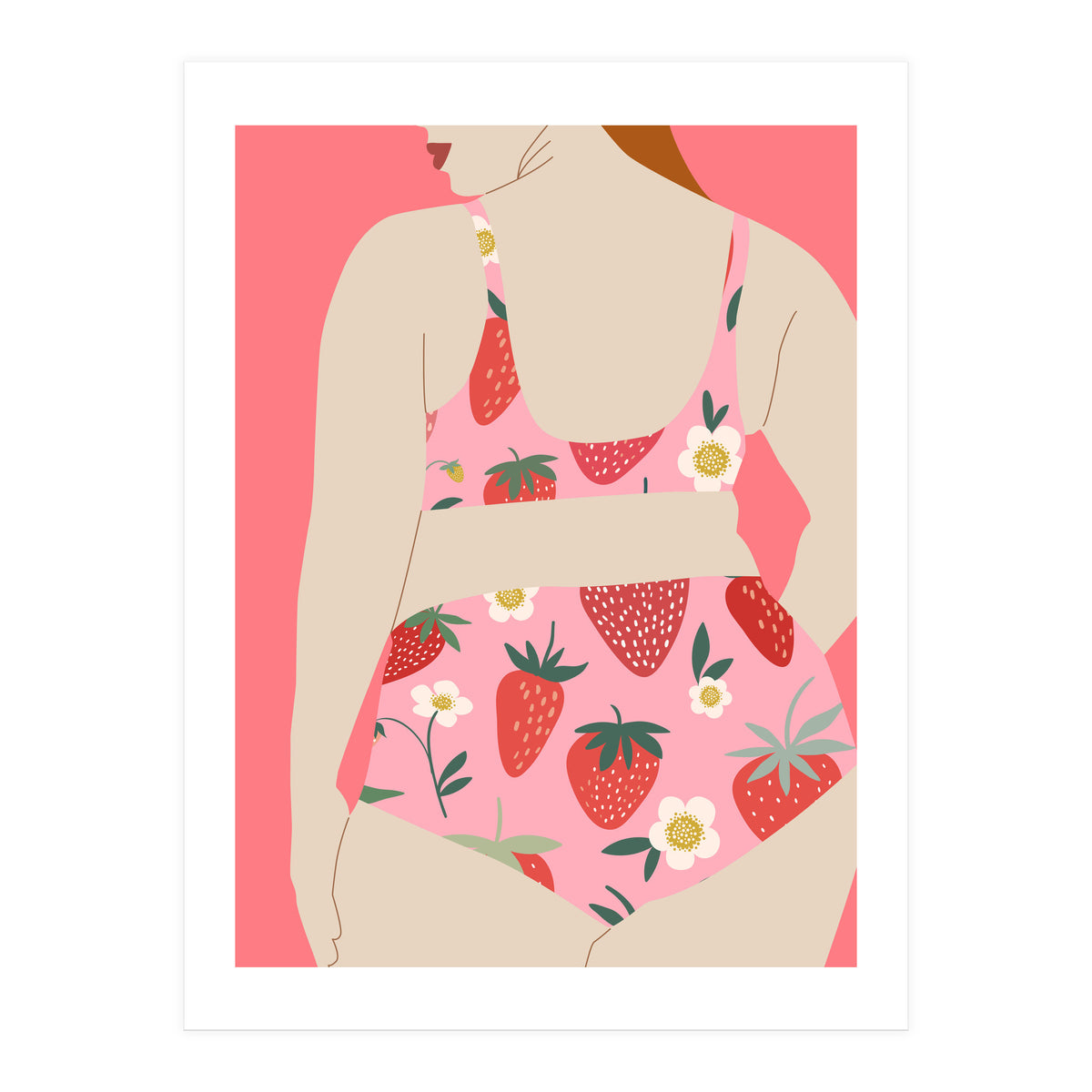 Strawberry Swimsuit (Print Only)
