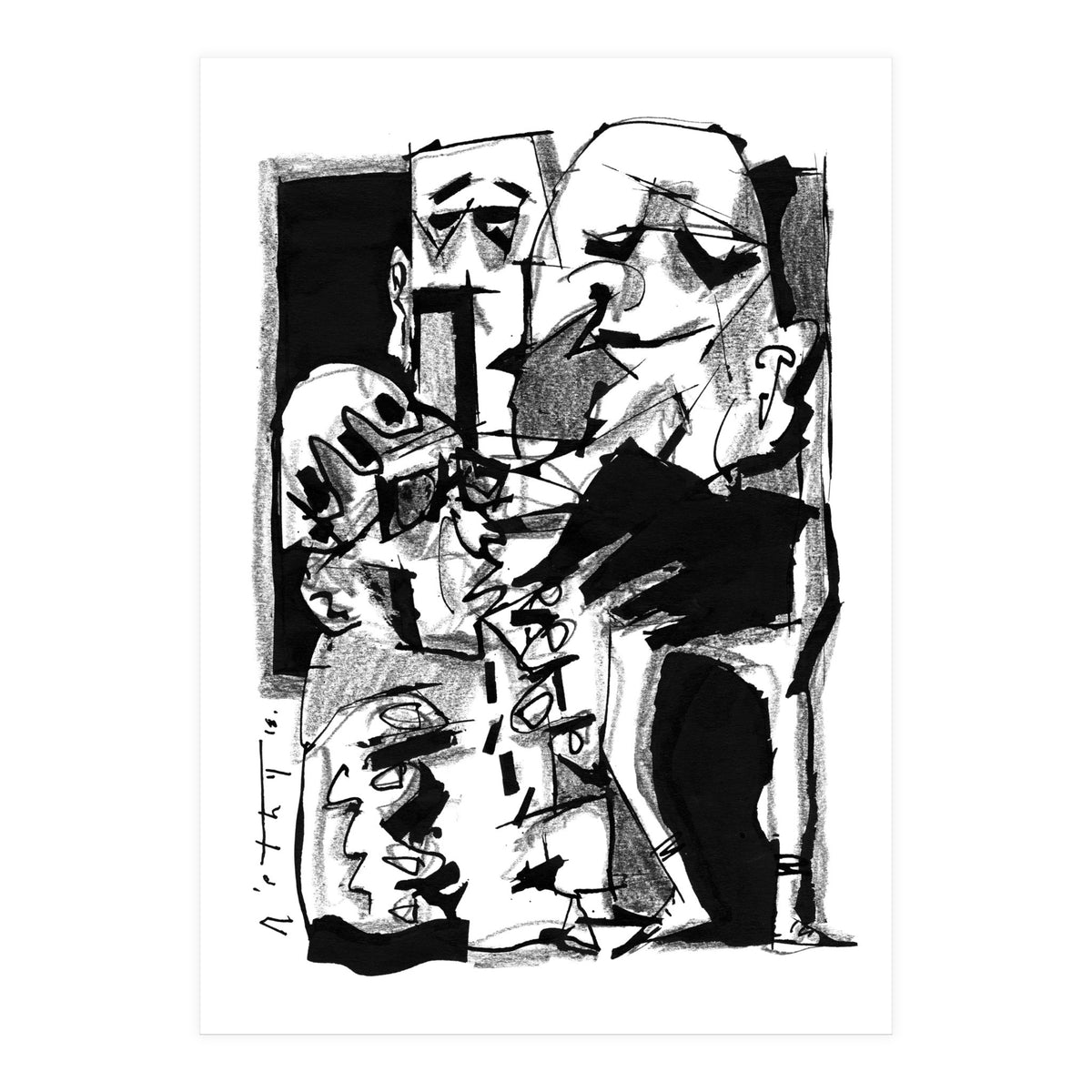 Chapter One: Never Talk With Strangers - b&w (Print Only)