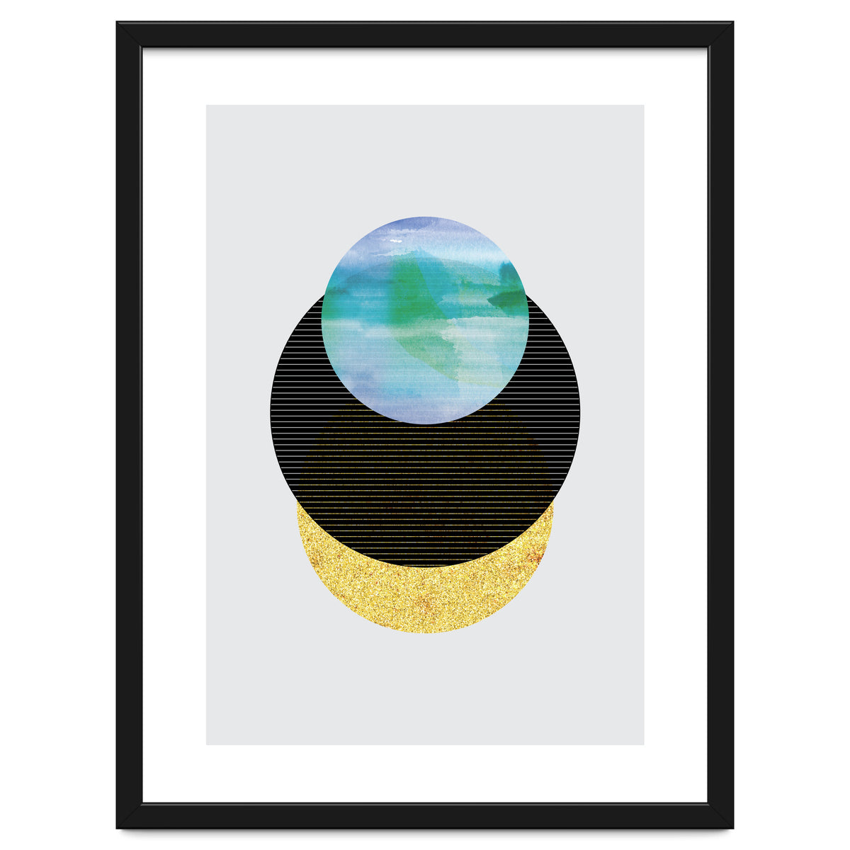 Underwater Sunset Abstract