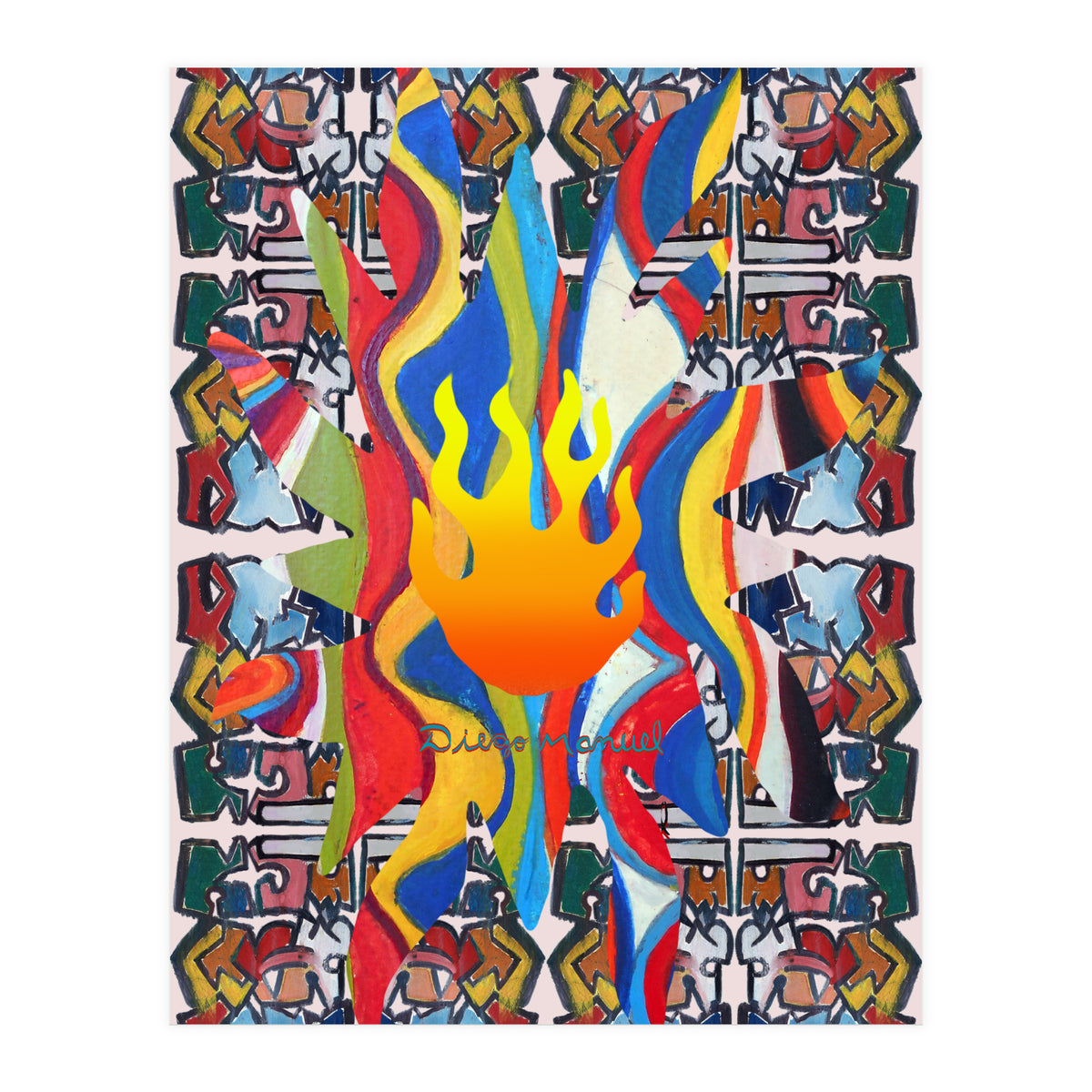 Fuego Y Graffiti 46 (Print Only)