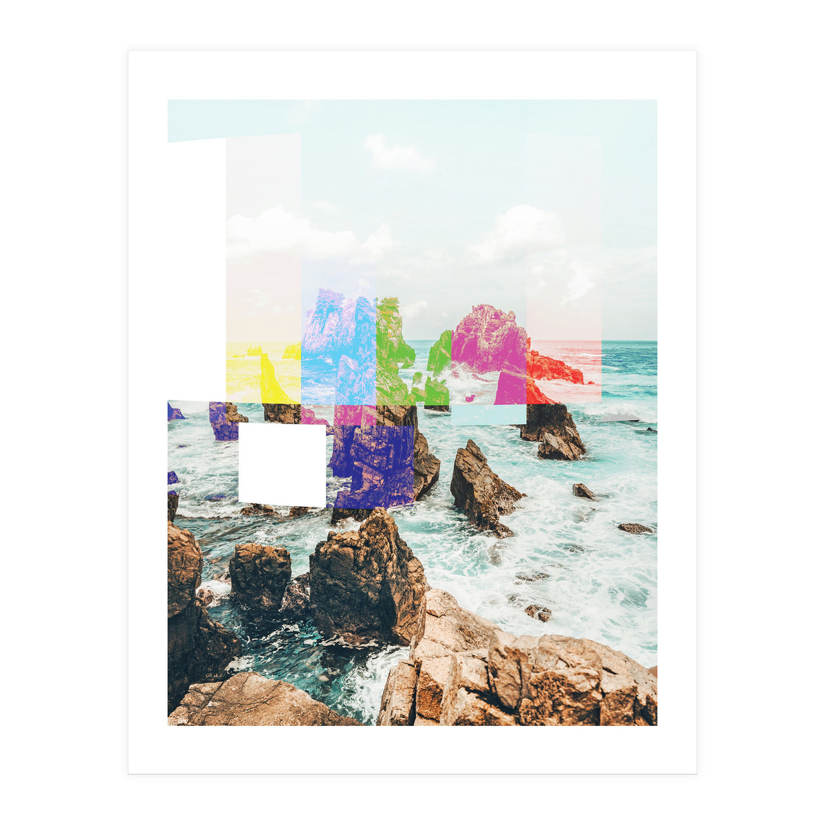 Virtual Sky Glitch (Print Only)