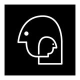 Double Head_Black (Print Only) thumbnail