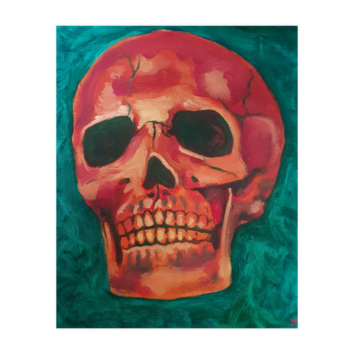 evil skull (Print Only)