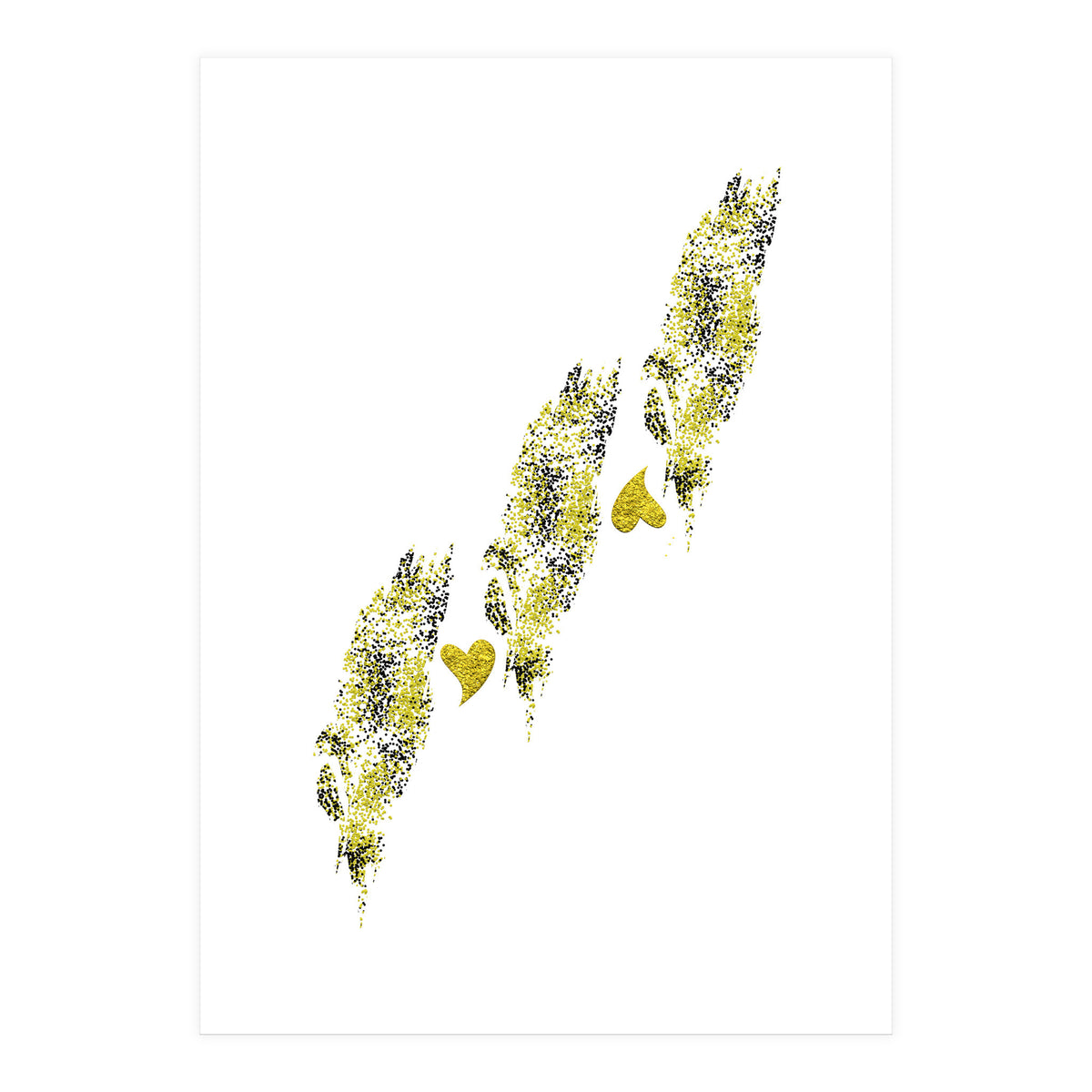 Golden Hearts (Print Only)