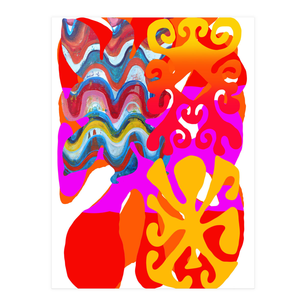 Pop Abstract Asimetrico 8 Copia (Print Only)