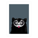 Doozal Cat Kiss (Print Only) thumbnail