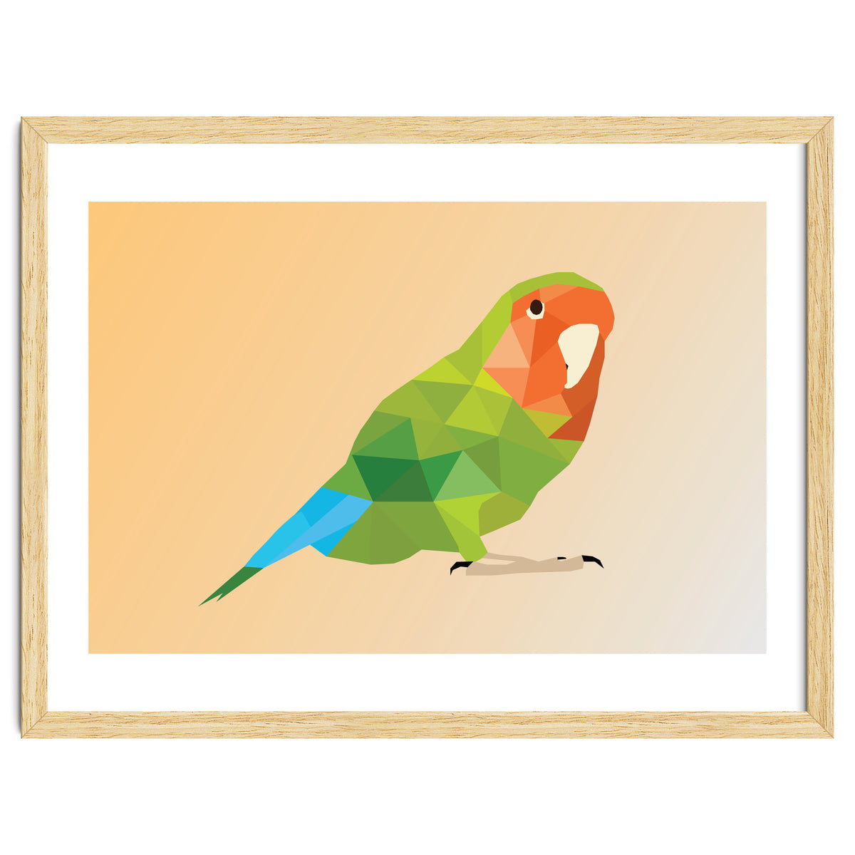 Parrot Low Poly Art