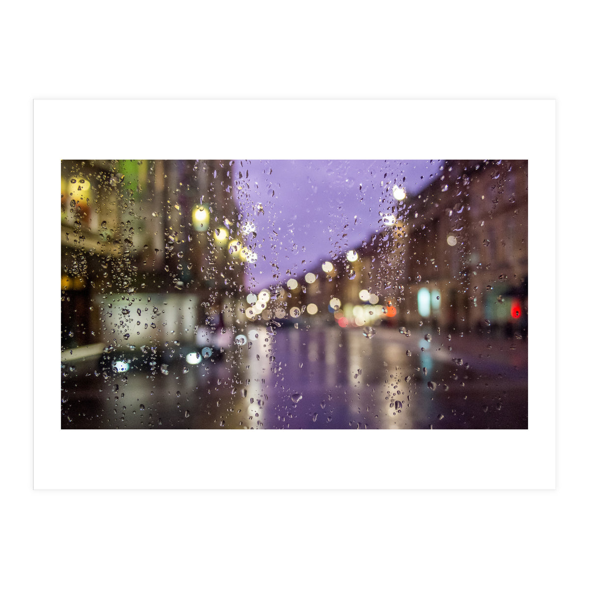 Gray st Newcastle rain (Print Only)