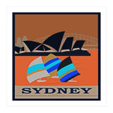 Sydney Australia Travel Poster  (Print Only) thumbnail
