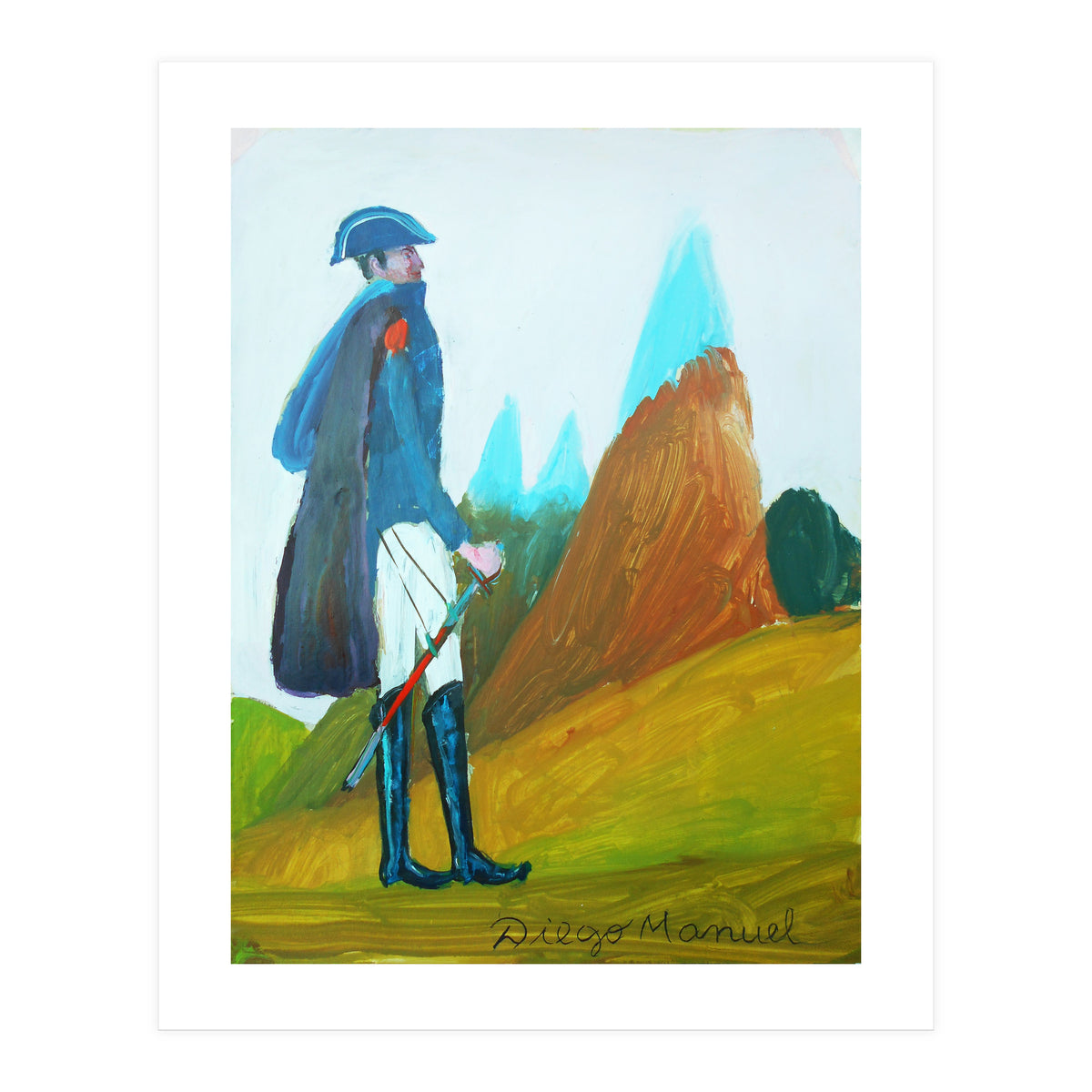 San Martin Cruzando Los Andes 2 (Print Only)