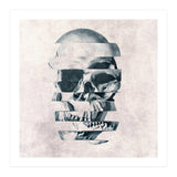 Glitch Skull Mono (Print Only) thumbnail