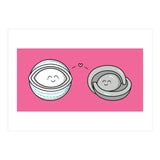 Kawaii Cute Timeless Mothership and Lifeboat Time Machines (Print Only) thumbnail