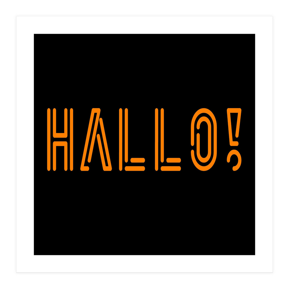 Hallo! German greetings (Print Only)