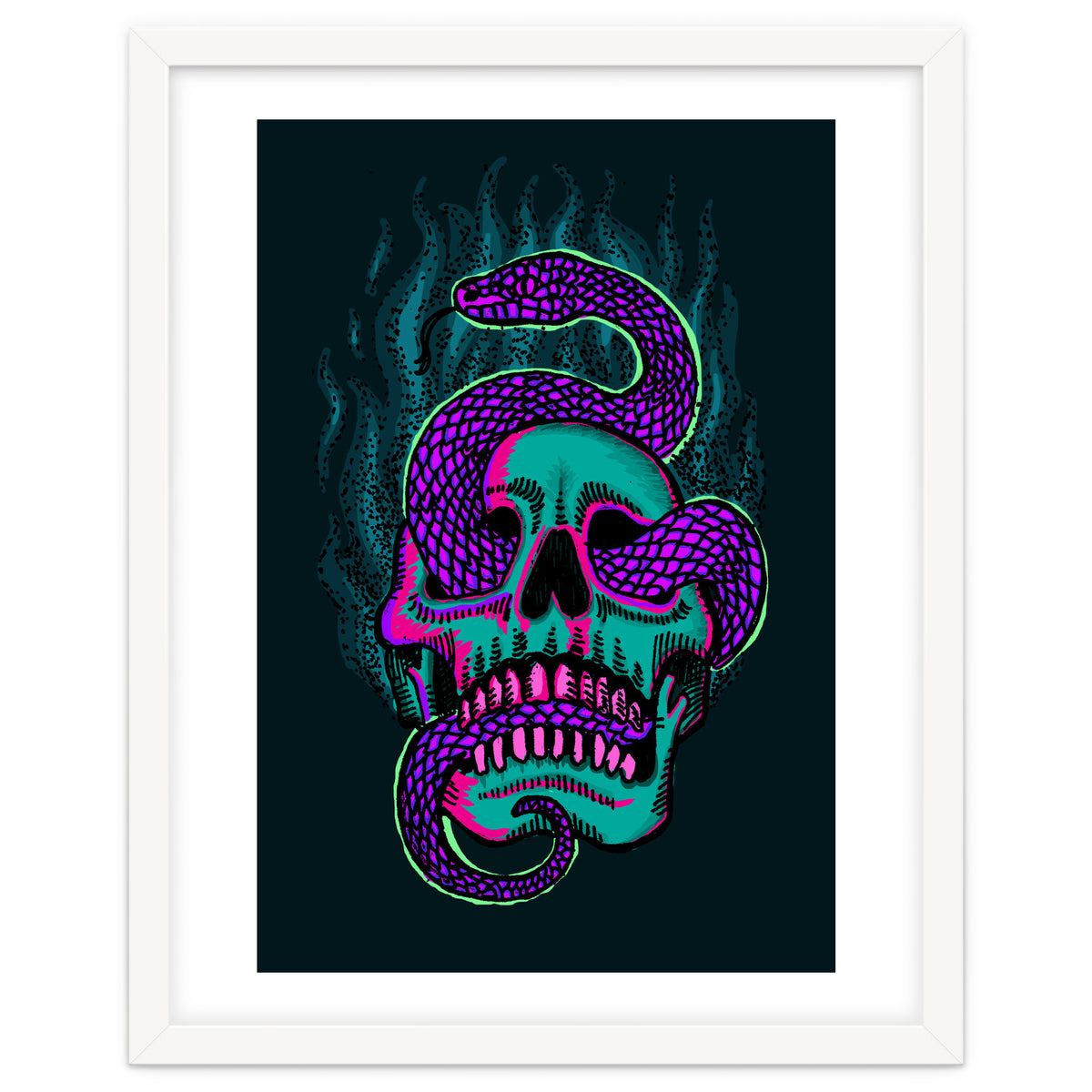 Skull & Snake