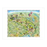 Napa Valley Illustrated Map (Print Only) thumbnail