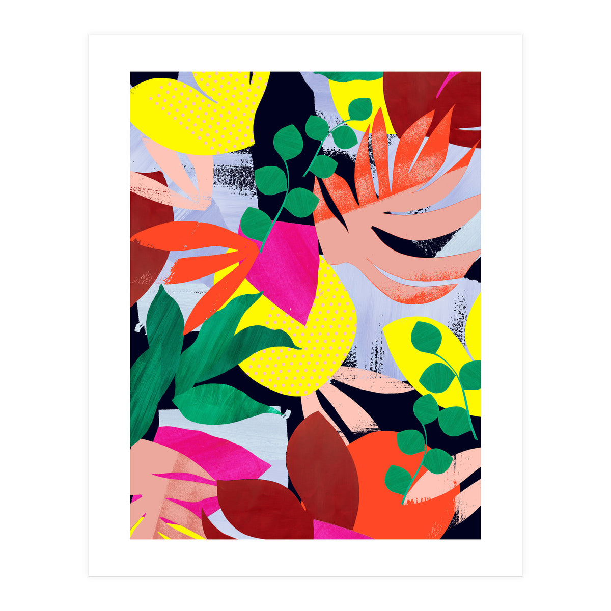 Abstract tropical (Print Only)