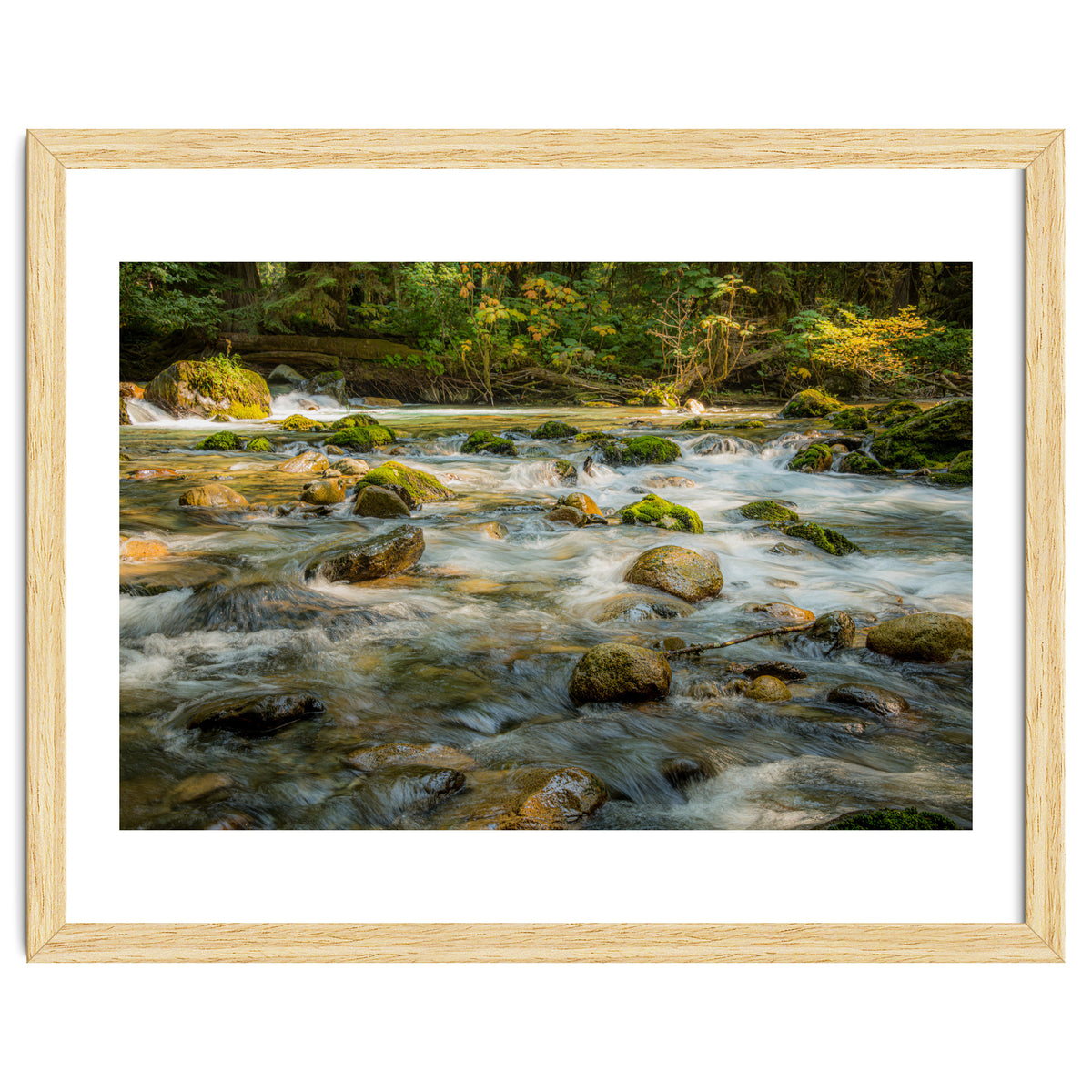 Water Flowing over Rocks