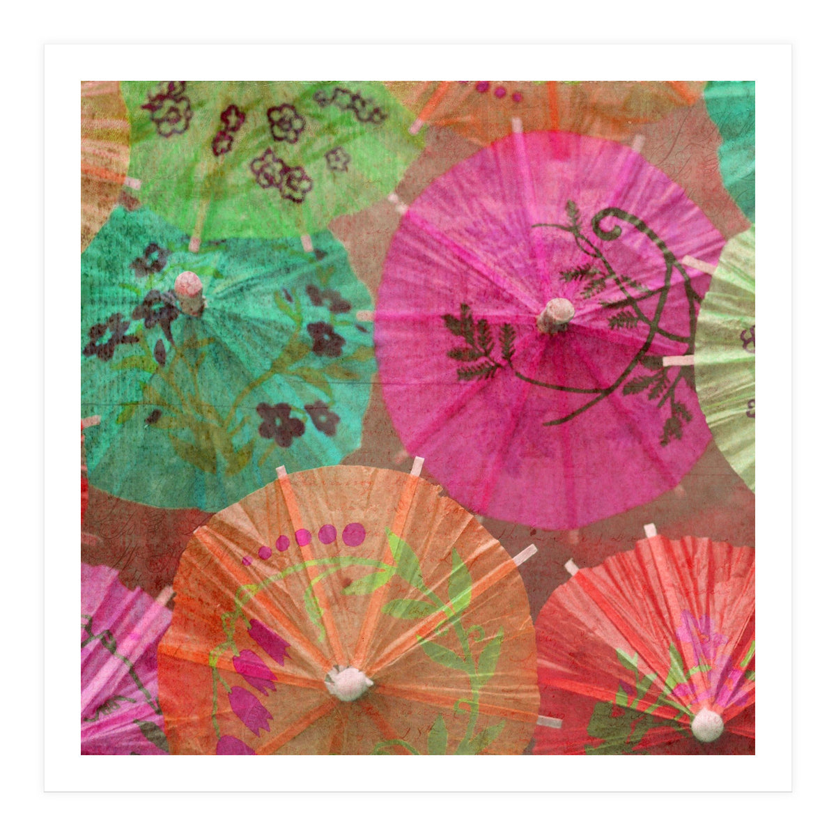 Parasols Tropical Punch (Print Only)