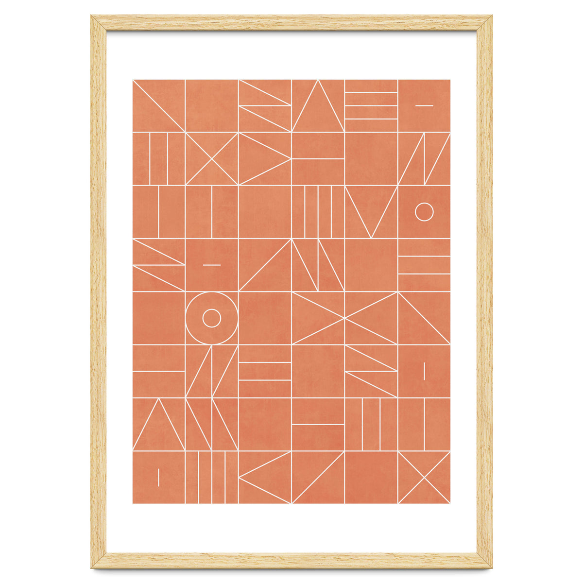 My Favorite Geometric Patterns No.5 - Coral