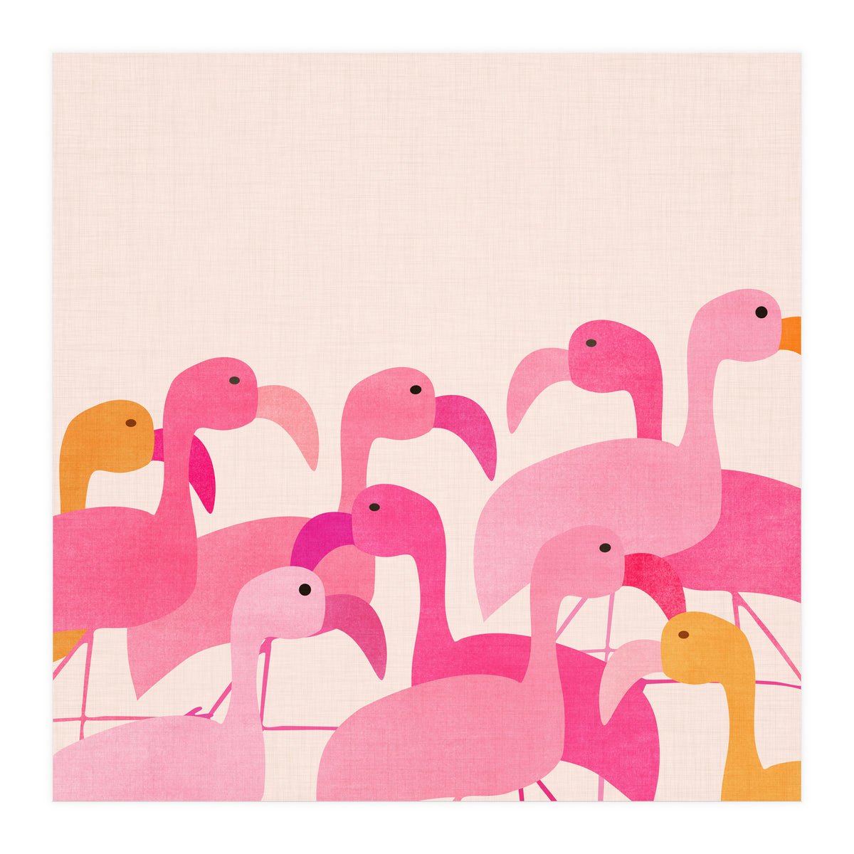 Florida Flamingos (Print Only)