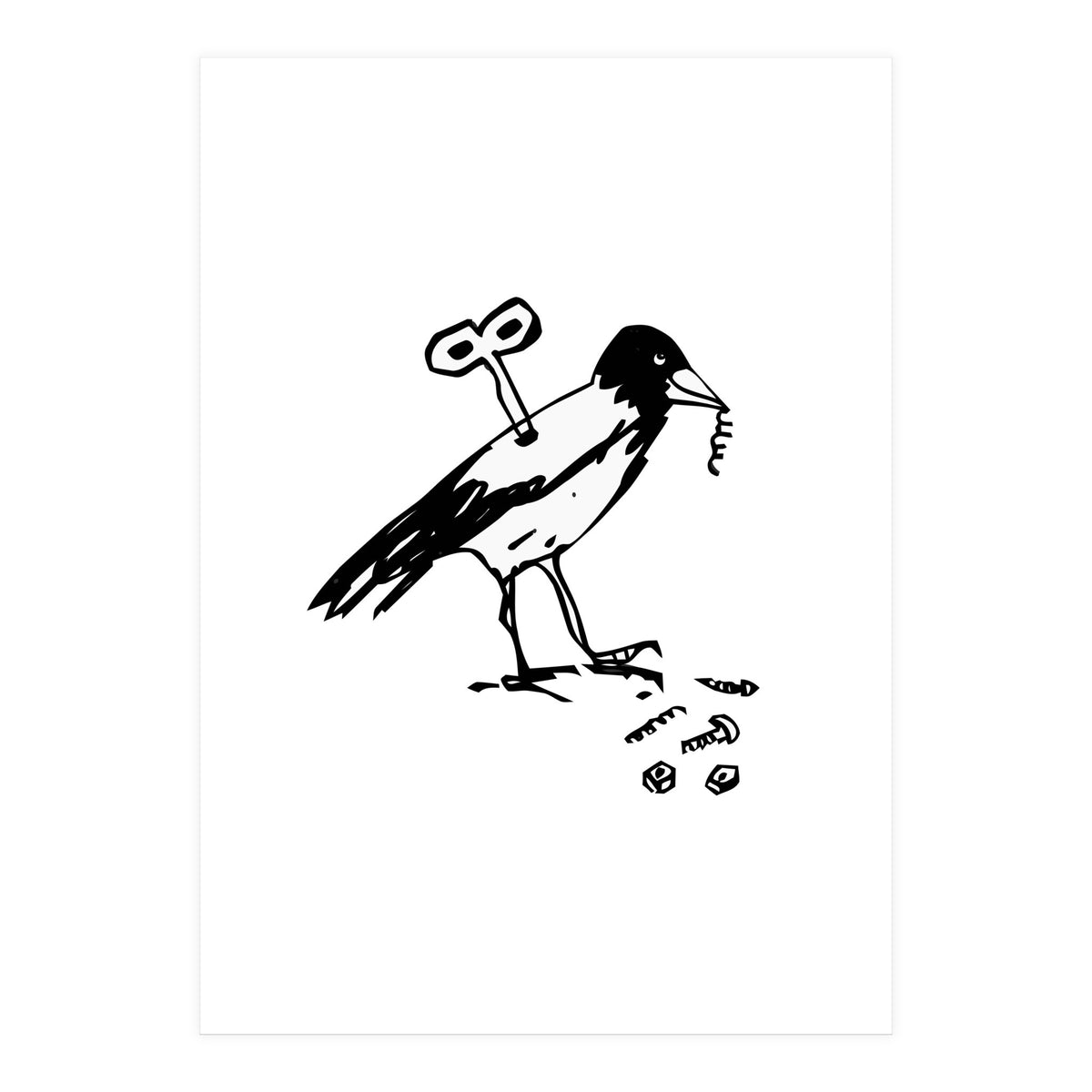 Mechanical Crow (Print Only)