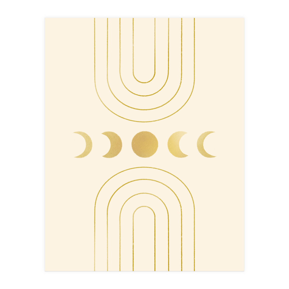 Gold Moon Phases (Print Only)