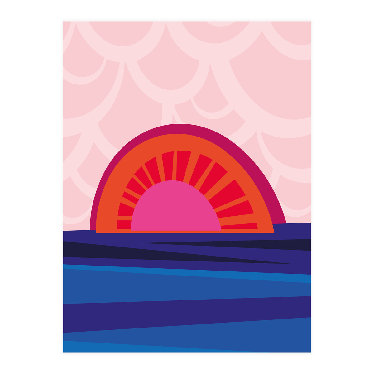 Retro Sunset (Print Only)