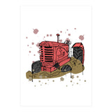 Abandoned tractor sketch (Print Only) thumbnail