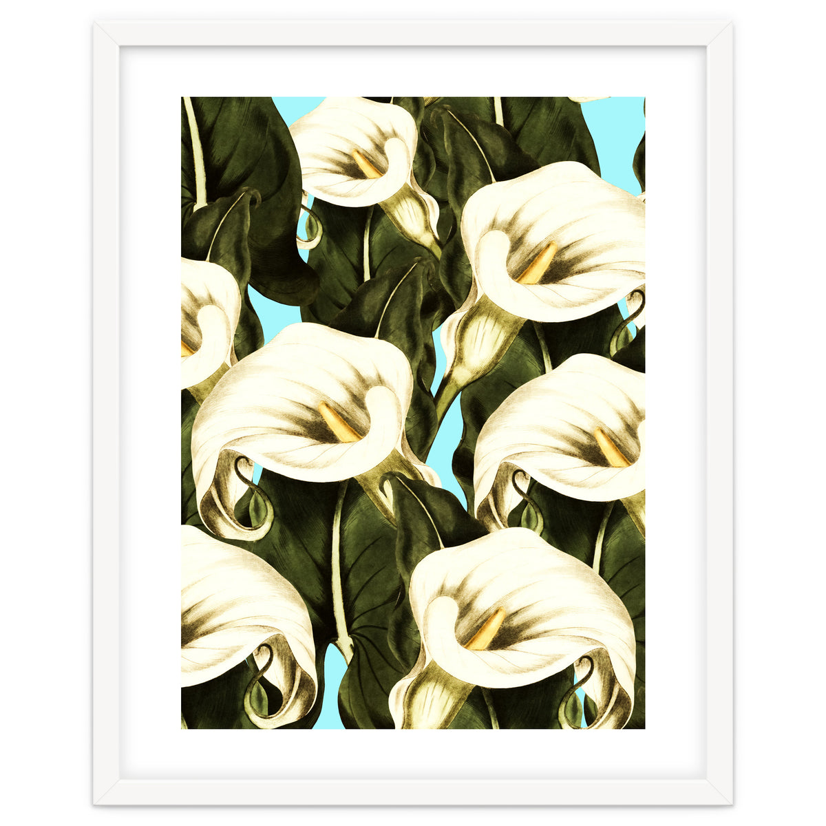 Pattern floral Ethiopian-Calla