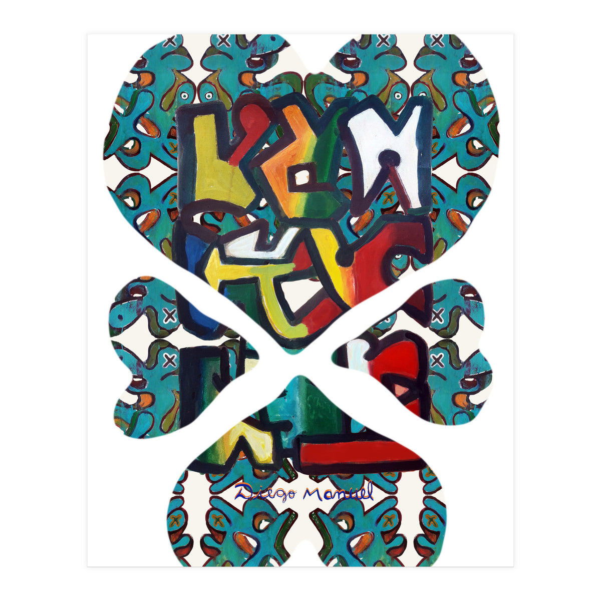 4 Corazones 7  (Print Only)