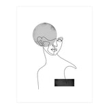 black white woman (Print Only) thumbnail