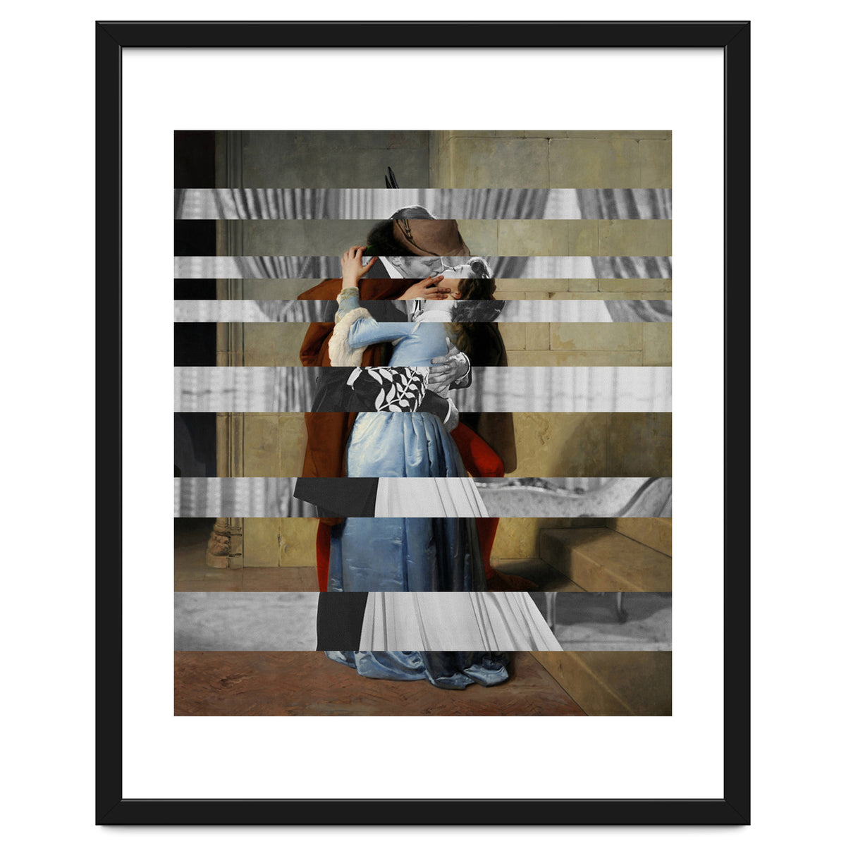 Hayez's "The Kiss" & Clark Gable and Vivien Leigh