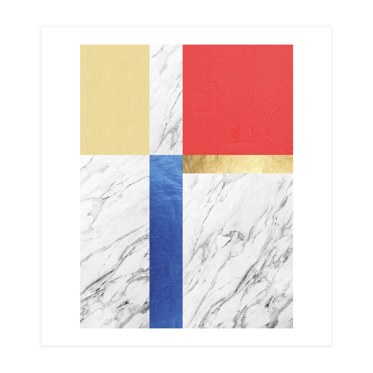 Geometric and golden VII (Print Only)