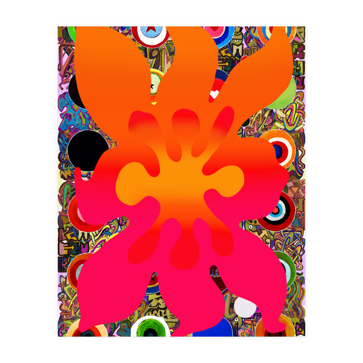 Fuego Y Graffiti 82 (Print Only)